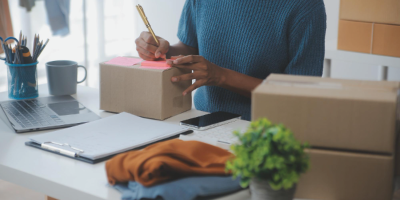 business owner shipping package business owner shipping package